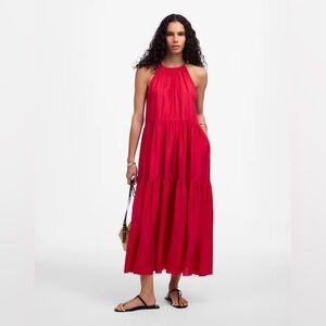 chinese dress ladies Multicolor Floral V-Neck Ruffle Maxi Dress